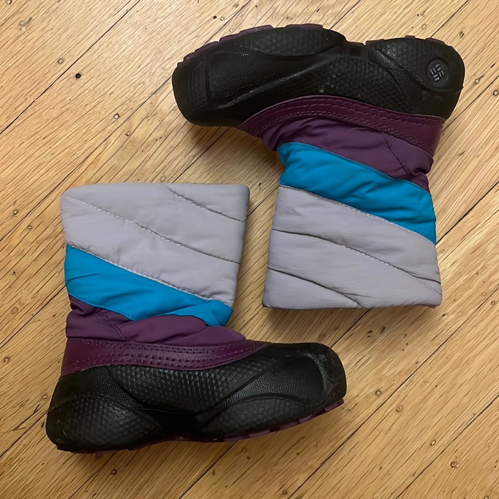 Columbia toddler snow boots EUC
